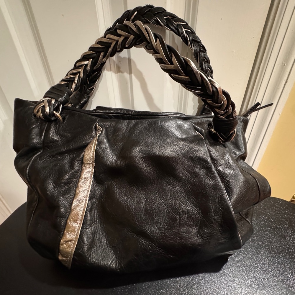 Elliott Lucca black Leather Hobo Bag - Picture 4 of 12